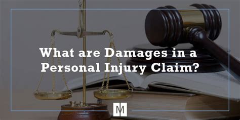 What Are Damages In A Personal Injury Claim Monsees And Mayer