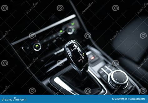 The Automatic Steptronic Transmission Gearbox On A Bmw Car Editorial
