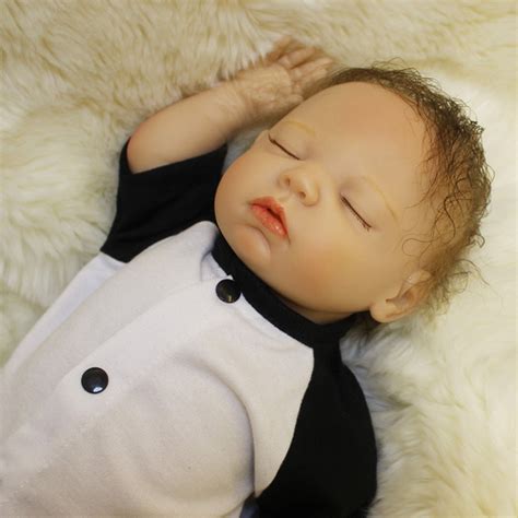 18 Full Body Silicone Realistic Handmade Baby Sleeping Doll Soft