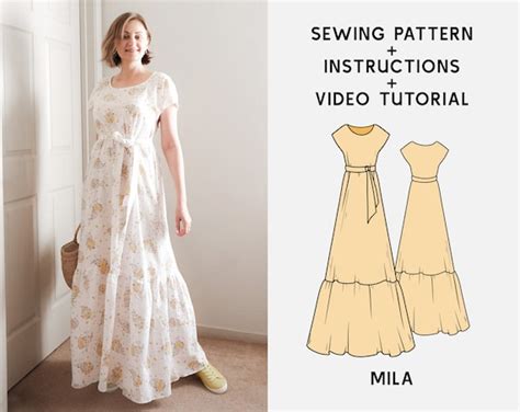 41 Boho Maxi Dress Sewing Pattern Designer