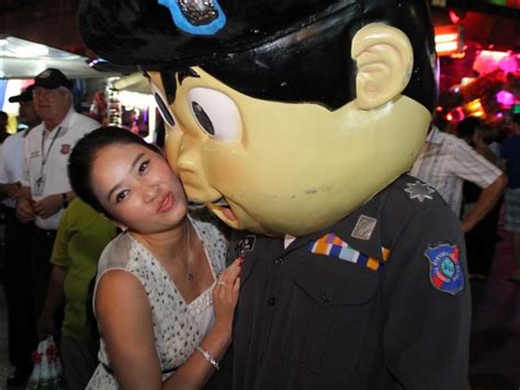 Phuket Tourist Police Parade Through Patong