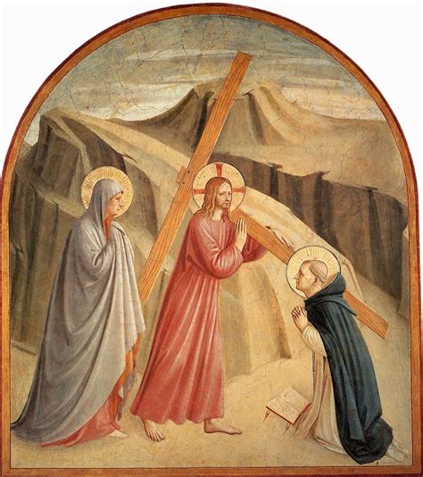 Christ Carrying The Cross By Fra Angelico Awesome Art Fra Angelico