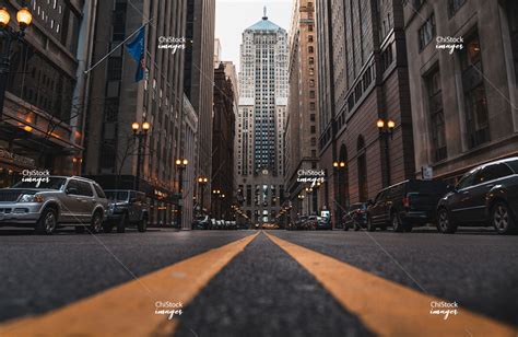 Lasalle Street Financial District Downtown Loop Chicago