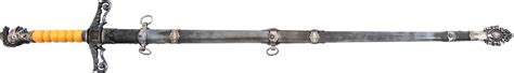 Superb 19th Century Silver Hilted Knights Templar Sword Fagan Arms