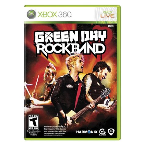 Green Day Rock Band For Xbox 360 By Mtv Games Ea Harmonix Xbox360 Rated T