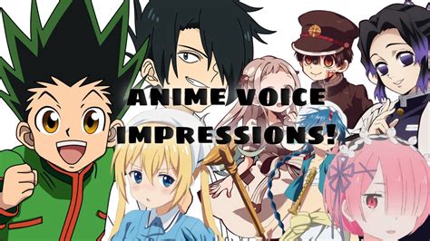 Anime Voice Impressions Youtube