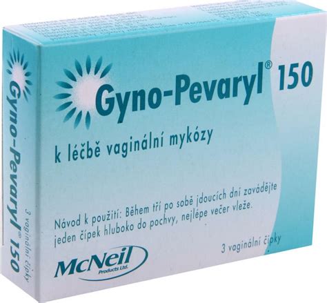 Gyno Pevaryl 150 SUP 3 x 150 mg od 139 Kč Zbozi cz