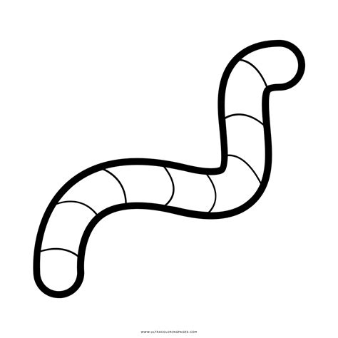 Worm Coloring Page Ultra Coloring Pages