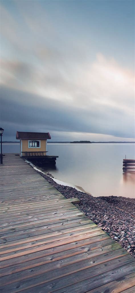 Calm Beautiful Sea Water Road Iphone X Wallpapers Free Download