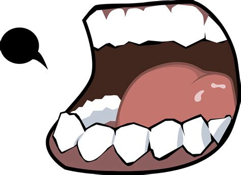 Cartoon shouting mouth stock vector 117240136. Free vector graphic: Yell, Scream, Shout, Mouth, Open ...