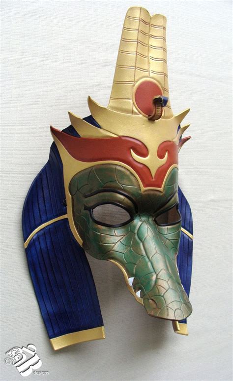 Egyptian Sobek Leather Mask By B3designsllc On Deviantart Whos