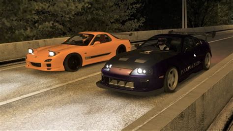 Rx And Supra Crusing On Shuto Expressway Shutoko Revival Project