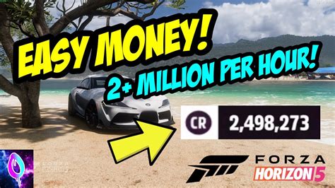 Forza Horizon 5 How To Earn Money Quick And Easy Quick Guide Youtube