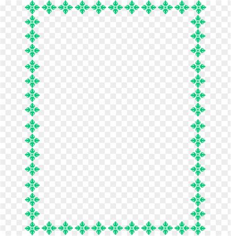Teal Border Frame Png Free PNG Images TOPpng