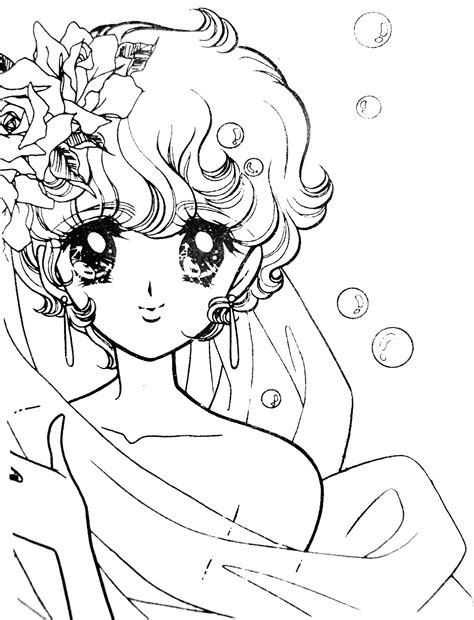 Old Anime Coloring Pages Free Coloring Page