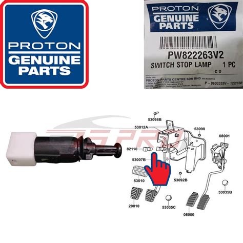 Proton New Saga Vvt Blm Flx Savvy Preve Exora Suprima Iriz Persona Genuine Brake Stop Lamp