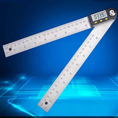 200mm Digital Protractor Inclinometer Goniometer Level Measuring Tool