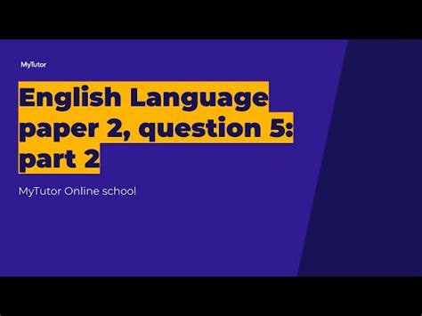 Practice v groups present their interview. English Language paper 2, question 5: part 2 - live group tutorial - GCSE English - YouTube