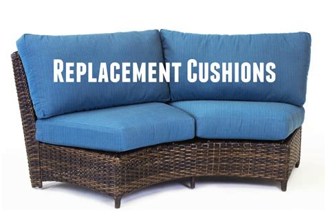 Replacement Cushions For South Sea Rattan Saint Tropez Curved Wicker