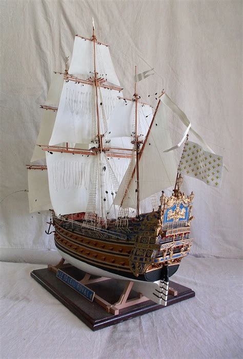 Le Soleil Royal Plastic Model Sailing Ship Kit 1100 Scale