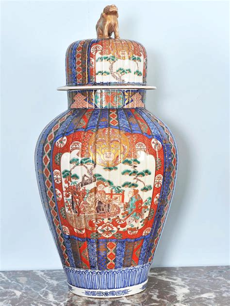 Antiques Atlas Pair Of Japanese Imari Lidded Ginger Jars