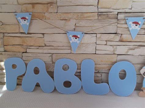 Decoración Infantil Pekerines Letras De Madera Para Formar Nombres Un