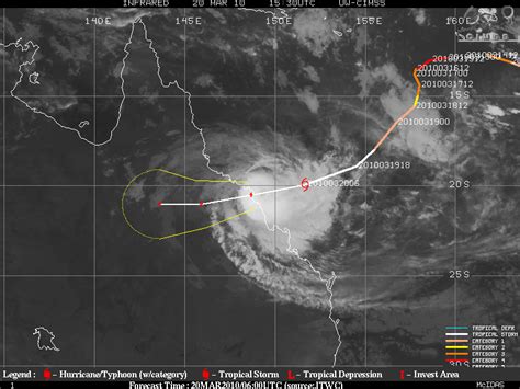Green Sky Chaser Tropical Cyclone Ului Makes Landfall In Australia