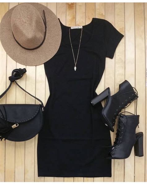 All Black Affair And Fedora Hat Outfits Cool Outfits Clothes