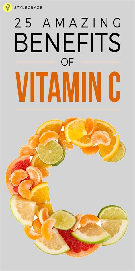 Learn about the health benefits of vitamin d, uses, and the benefits and side effects of taking vitamin d supplements. 27 Amazing Benefits Of Vitamin C For Skin, Hair, And ...