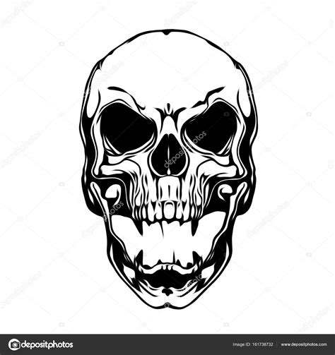 Evil Skull Tattoo Designs On Paper
