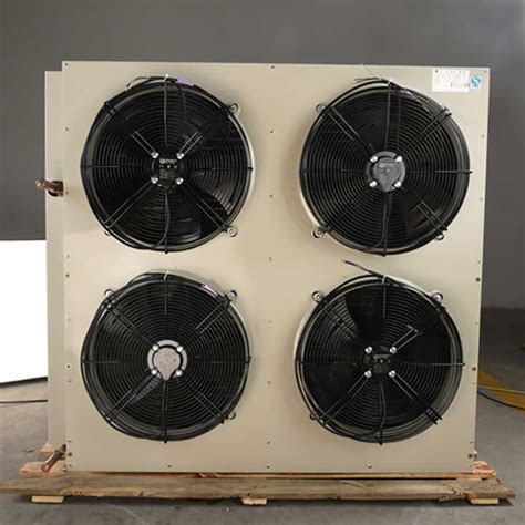 Air Cooled With Fans Tube Coil Fin Condenser Evaporator Compressor