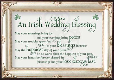 Irish Wedding Blessings