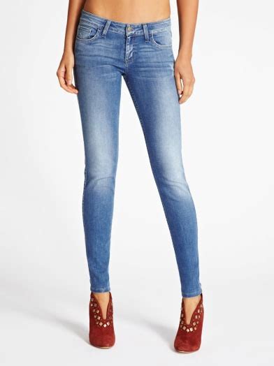 Low Rise Power Skinny Denim Leggings In Viola Wash