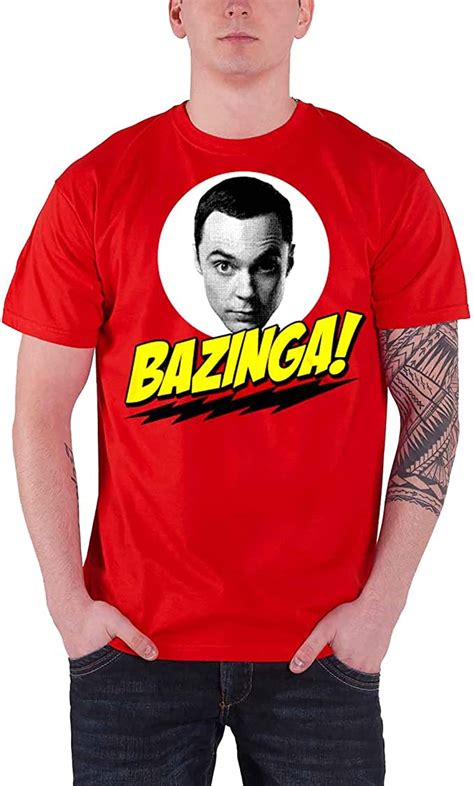 The Big Bang Theory T Bazinga Sheldons Head Official Mens