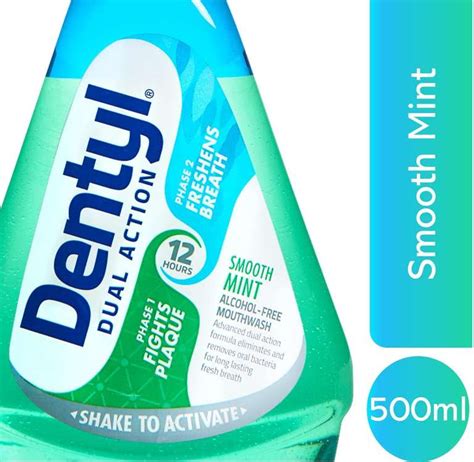 dentyl dual action cpc mouthwash 12hrs fresh breath and total care alcohol free fresh clove