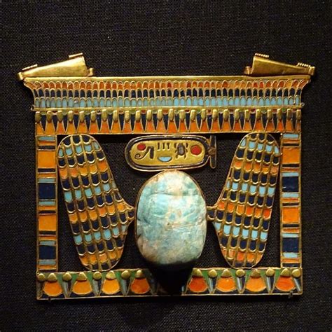 Egyptologypersian On Instagram “scarab Pectoral Of Tutankhamun The
