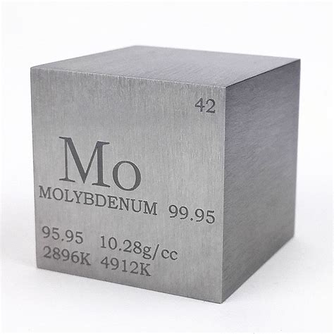 1 Inch Cube Of Molybdenum Collect The Elements