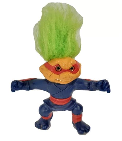 Battle Trolls Nunchuck Ninja Troll 5 Figure 1992 Hasbro Vintage 1195