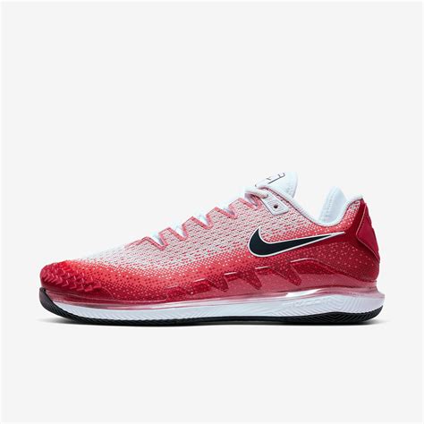 Nike Mens Air Zoom Vapor X Knit Tennis Shoes Redwhite