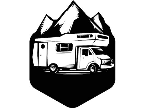 Camping Logo 7 Motorhome Camper Recreational Vehicle Rv Camp Etsy