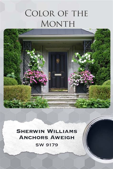 Color Of The Month Sherwin Williams Anchors Aweigh Innovatus Design