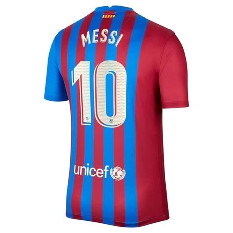 Camisetas De Fútbol Fc Barcelona Lionel Messi 10 1ª Equipación 2021