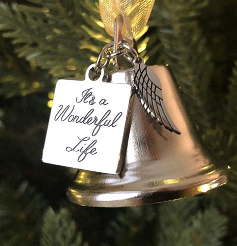 Bevin Bells Its A Wonderful Life Christmas Bell Authentic Silver Plated
