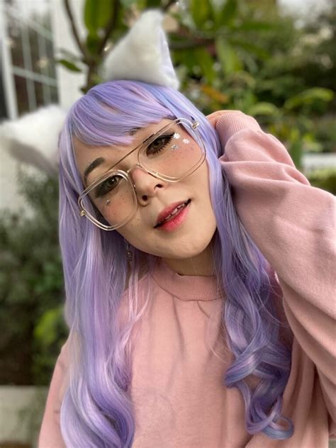 Lavender Lolita Wig With E Girl Inspired Makeup