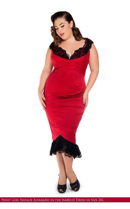 Isabelle Dress In Red Plus Size Dresses Pinup Girl Clothing