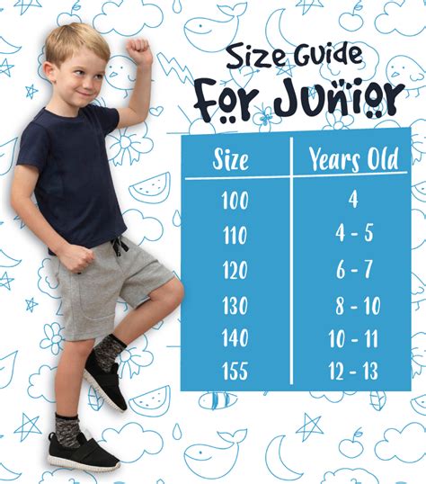 Junior Sizing Chart