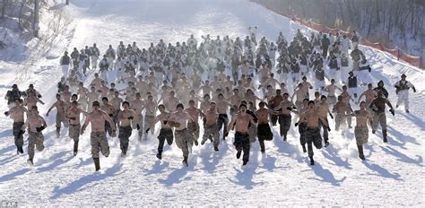 Us Marines Pushed To The Limit On Brutal Training Exercise At South Korean Ski Resort Daily