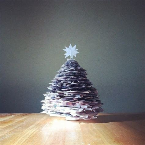 Newspaper Tree Christmas