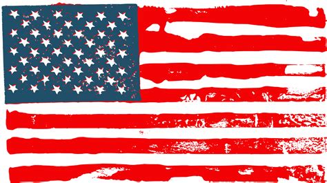 Grunge American Flag Vector Eps Svg Png Transparent