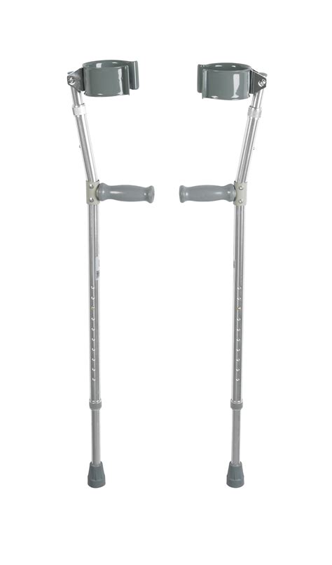 Lightweight Walking Forearm Crutches Bariatric 1 Pair Ams